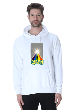 Aawara White Unisex Hoodie