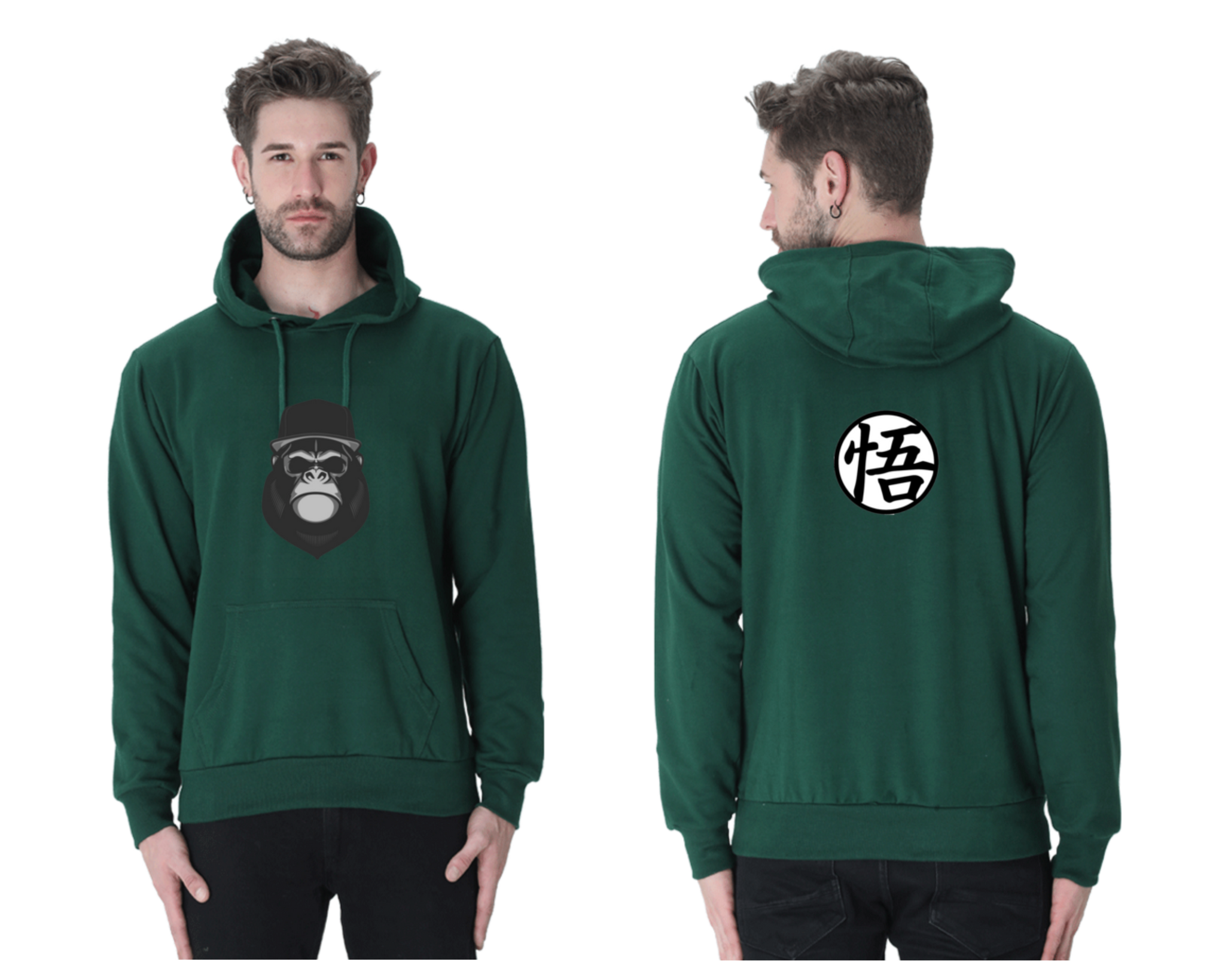 ApeThroat AH Bottle Green Unisex Hoodie