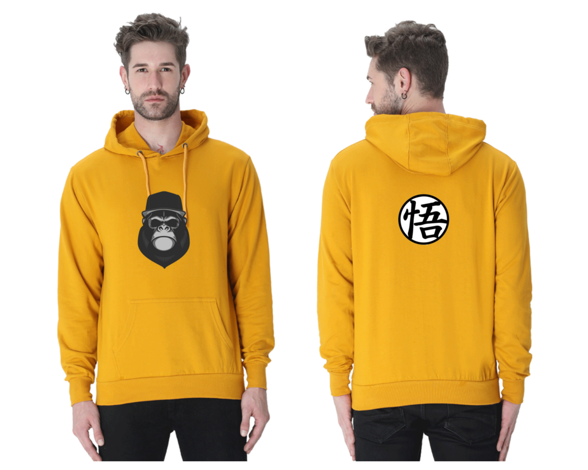 ApeThroat AH Mustard Yellow Unisex Hoodie