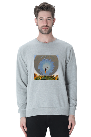 Faith & Hope Grey Melange Unisex Sweatshirt