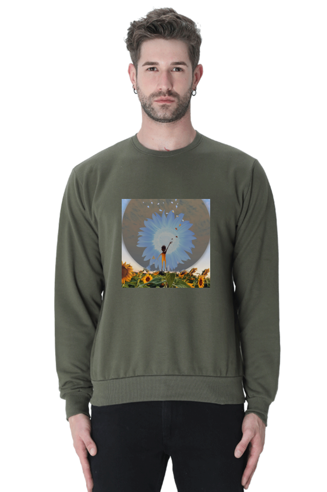 Faith & Hope Olive Green Unisex Sweatshirt