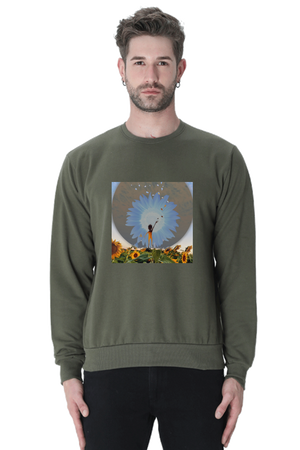 Faith & Hope Olive Green Unisex Sweatshirt