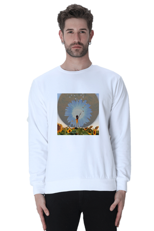 Faith & Hope White Unisex Sweatshirt