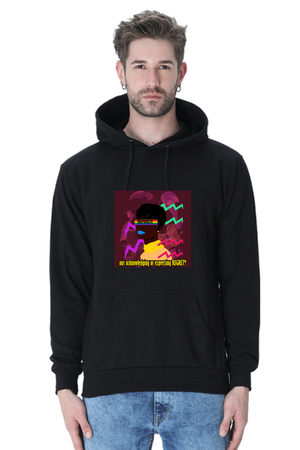 No Regrets Black Unisex Hoodie