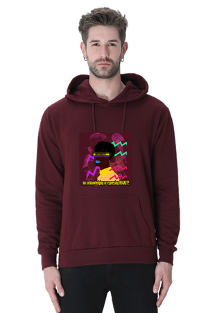 No Regrets Maroon Unisex Hoodie